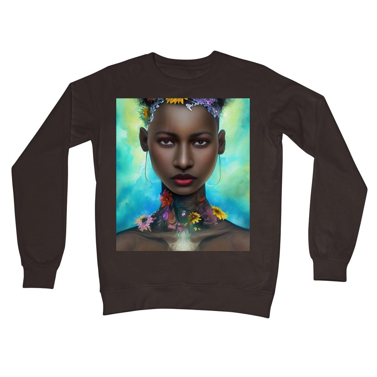 Goddess Star Crew Neck Sweatshirt