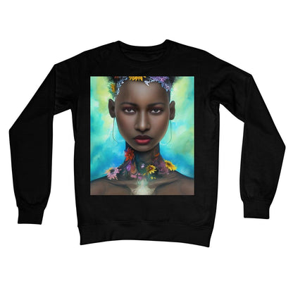 Goddess Star Crew Neck Sweatshirt