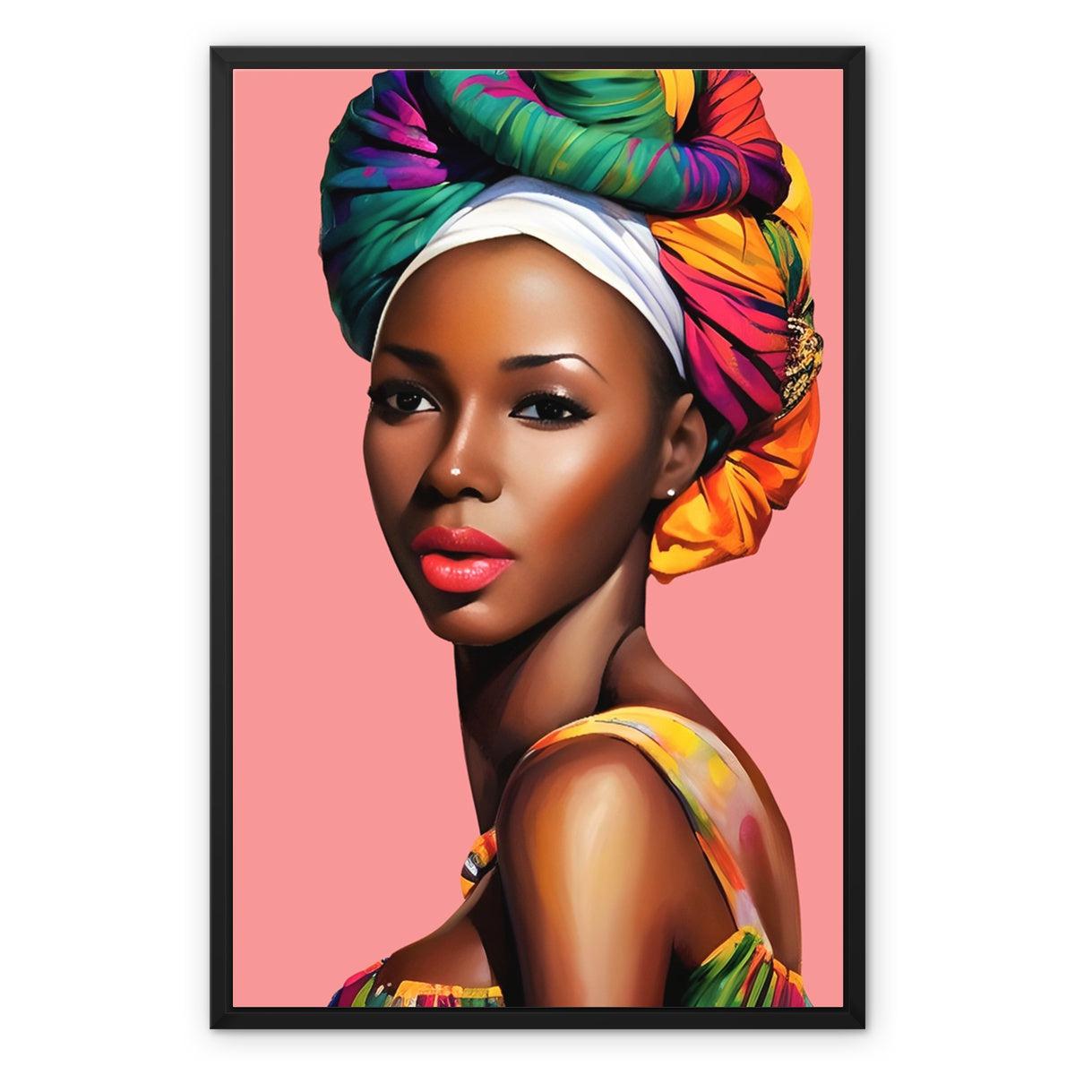 Goddess Strong Framed Canvas