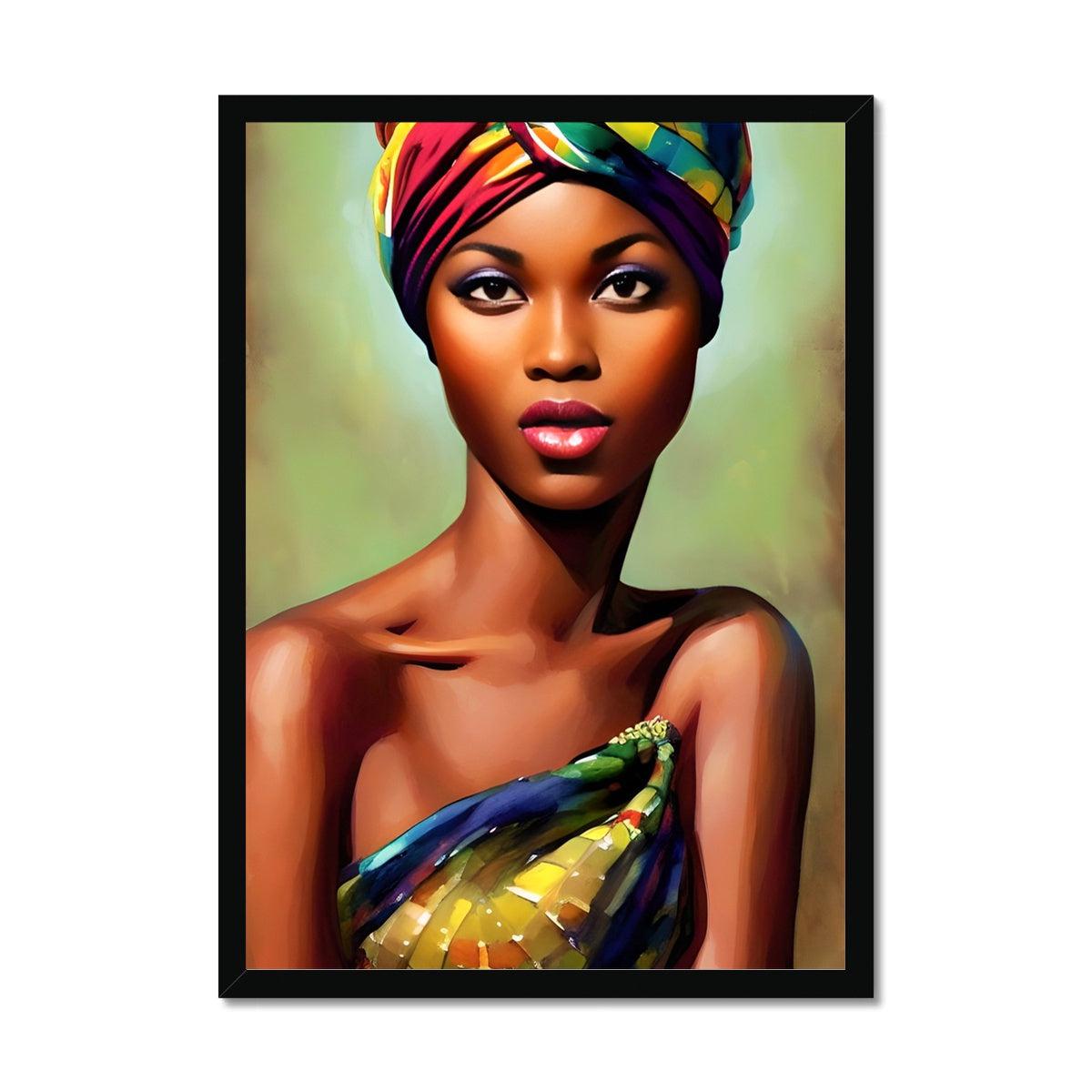 Goddess Tribal Framed Print