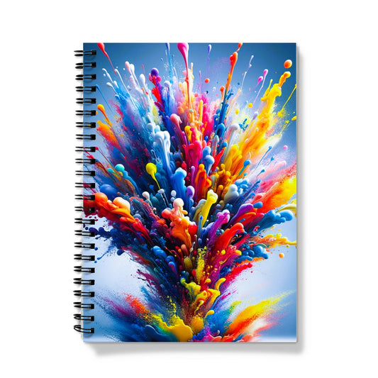 Happy Splash Spiral Notebook