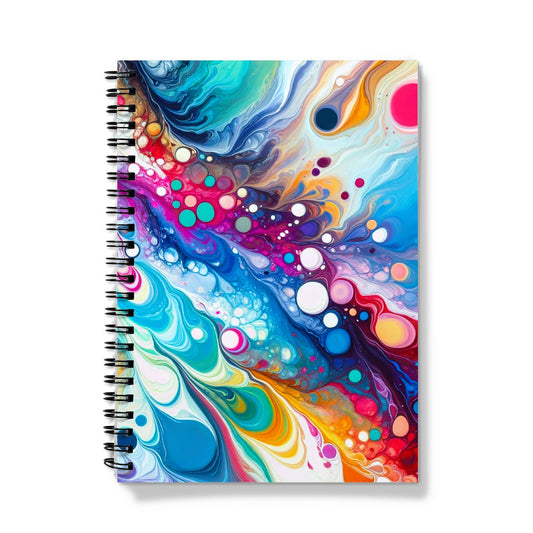 Happy Swirl Spiral Notebook