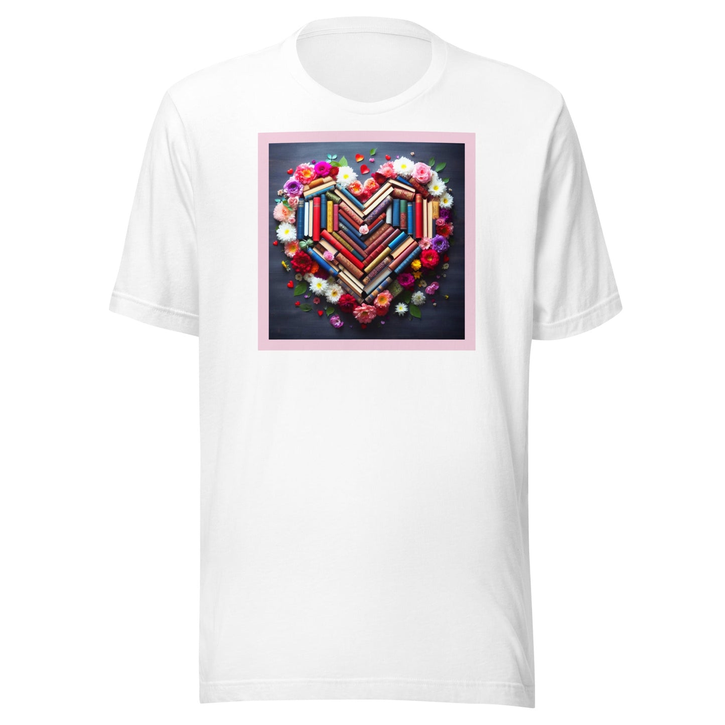 Heart Full of Books - Book Lover T-shirt