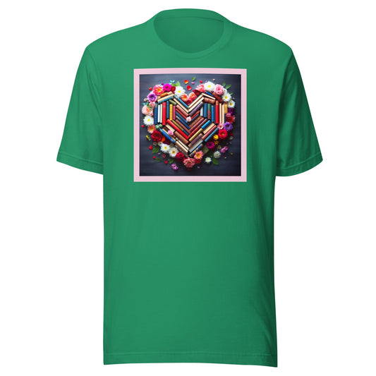 Heart Full of Books - Book Lover T-shirt
