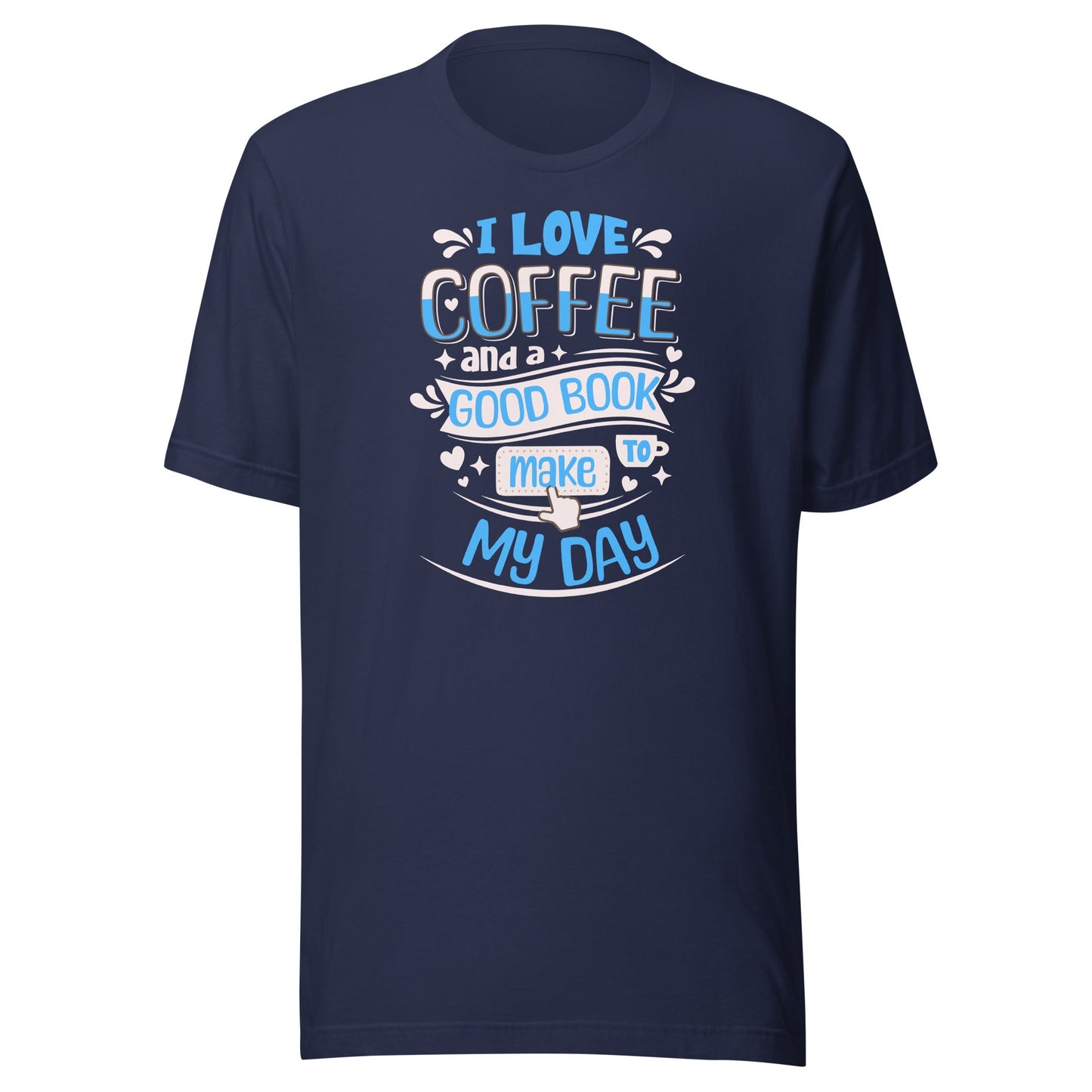 I Love Coffee & A Good Book Unisex T-shirt