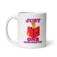 Just One More Chapter White Glossy Mug