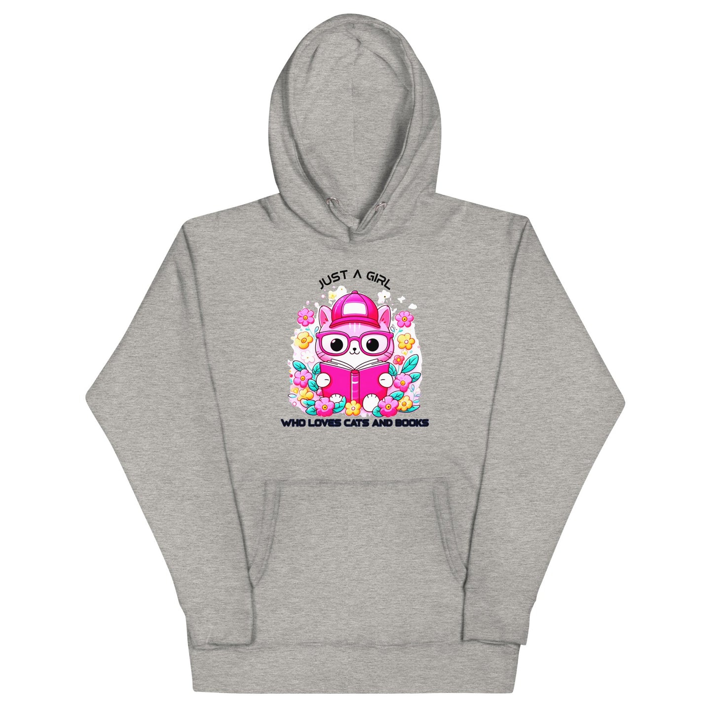 Just a Girl Who Loves Cats & Books Women's Hoodie