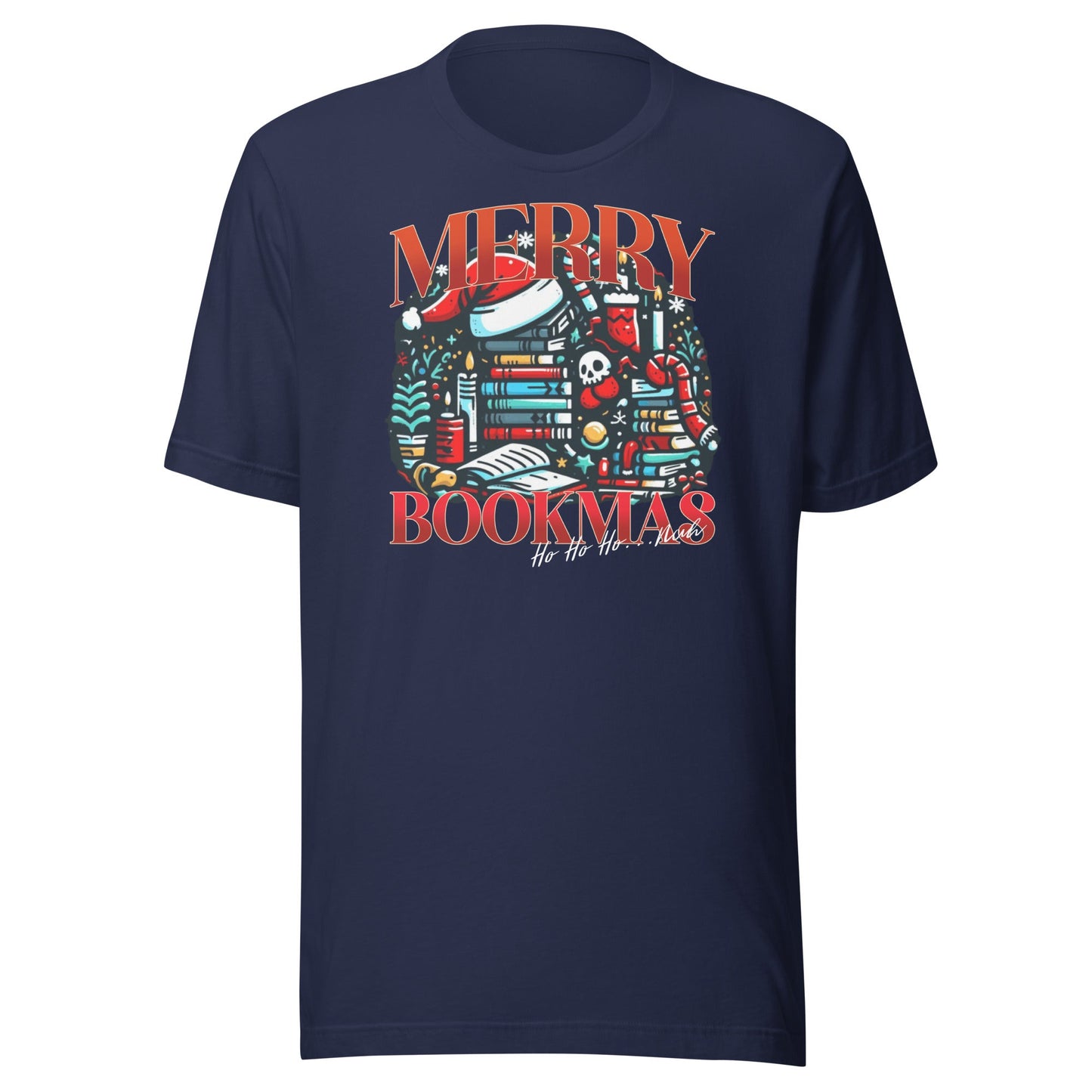 Merry Bookmas Ho ho ho Unisex T-shirt