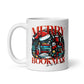 Merry Bookmas White Glossy Mug