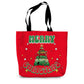 Merry Christmas Book Lovers Canvas Tote Bag