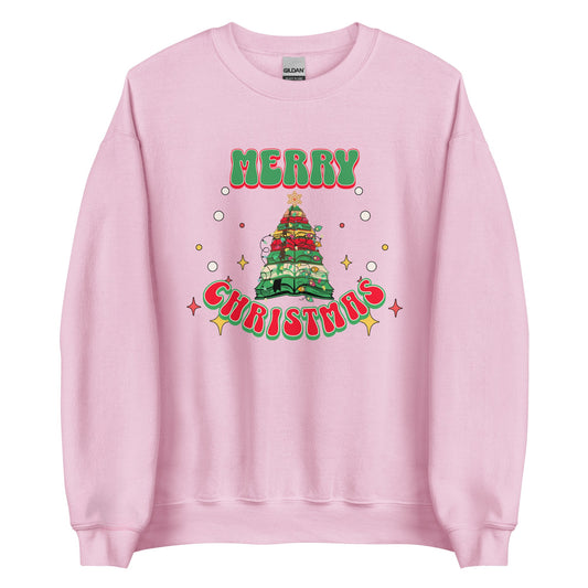 Merry Christmas Book Lovers Unisex Sweatshirt