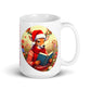 Merry Christmas Booklovers White Glossy Mug