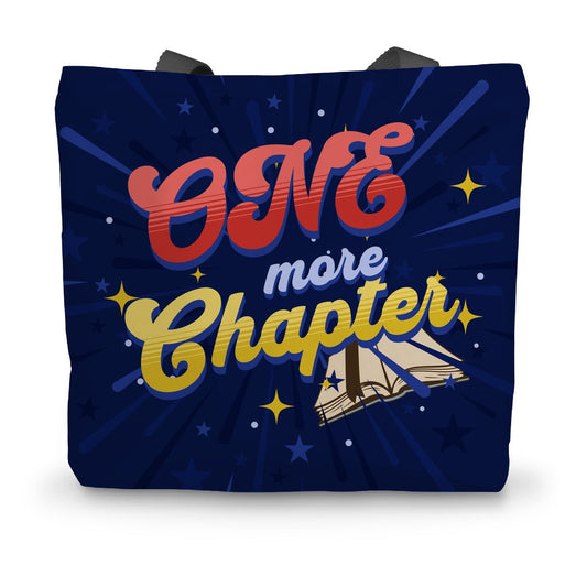 One More Chapter Canvas Tote Bag