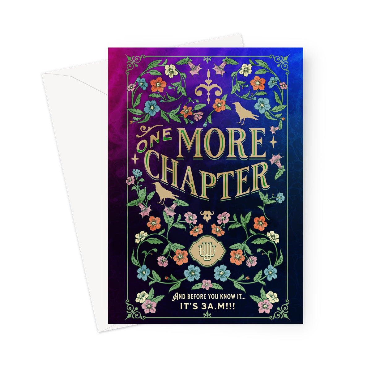 One More Chapter Greeting Card