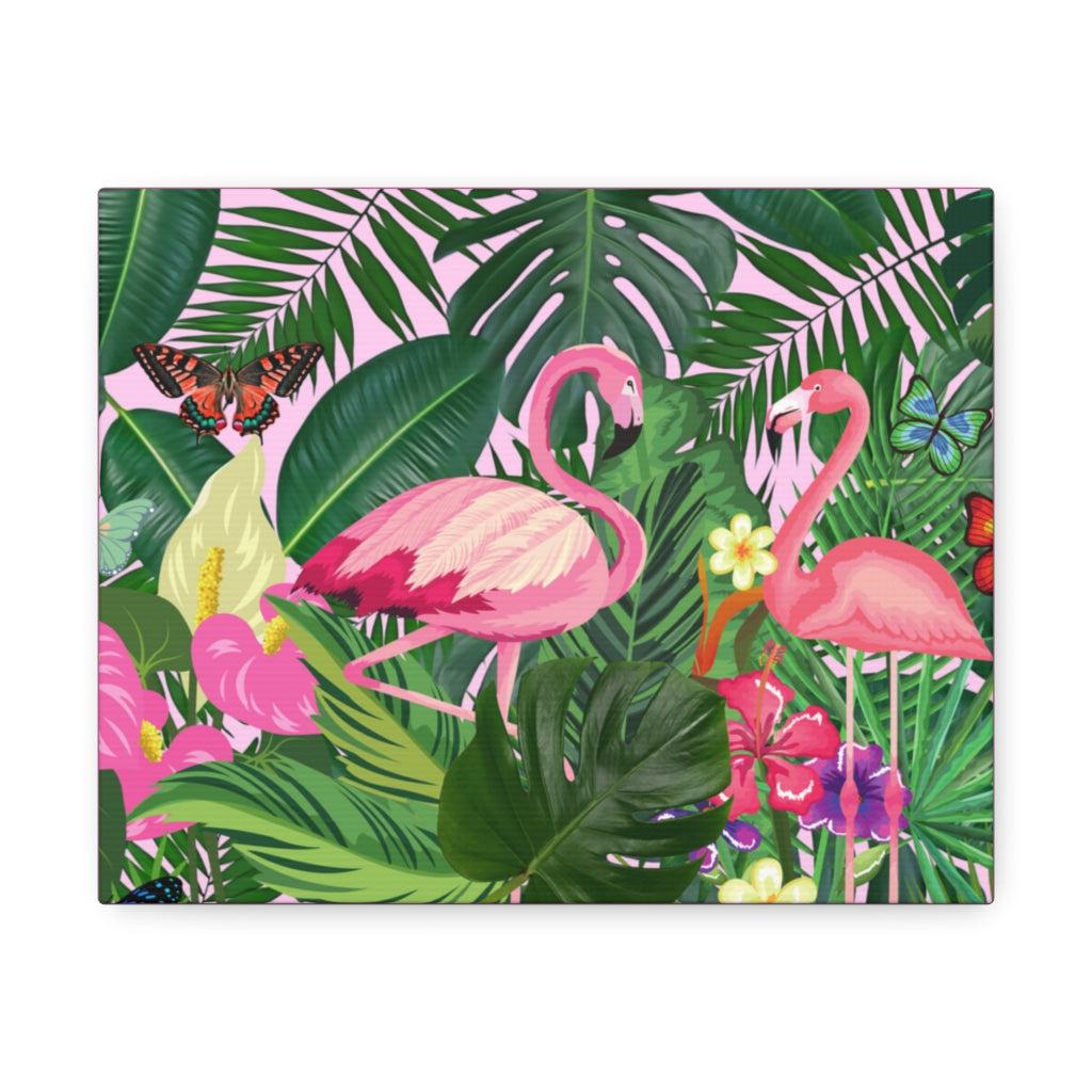 Pink Flamingo Canvas Print.