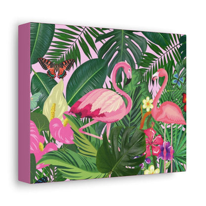 Pink Flamingo Canvas Print.