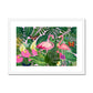 Pink Flamingo Framed & Mounted Print.