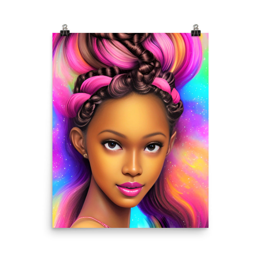 Princess Rainbow Unframed Matte Print