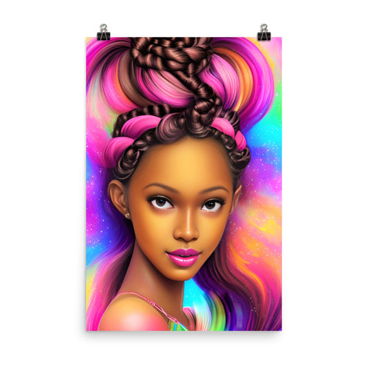 Princess Rainbow Unframed Matte Print