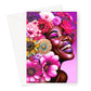 Purple Bloom Greeting Card