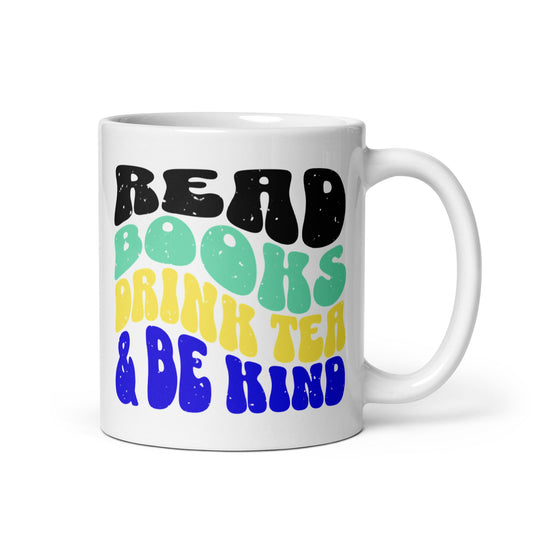 Read Books Drink Tea Readers Mug