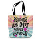 Reading is My Superpower Canvas Tote Bag
