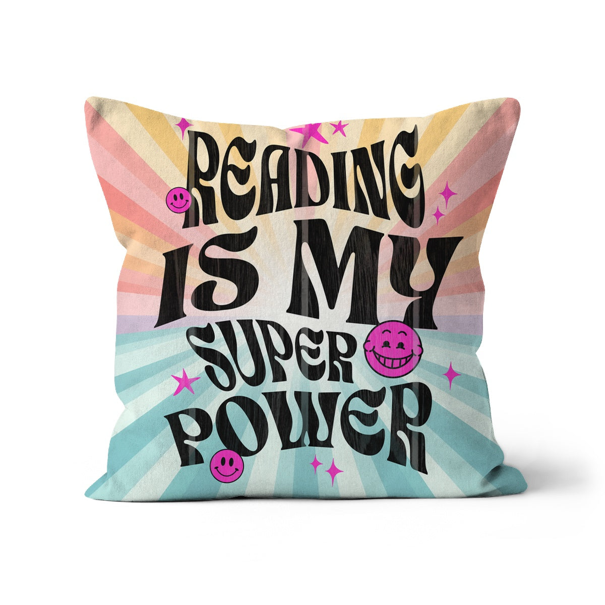 Reading is My Superpower Cushion