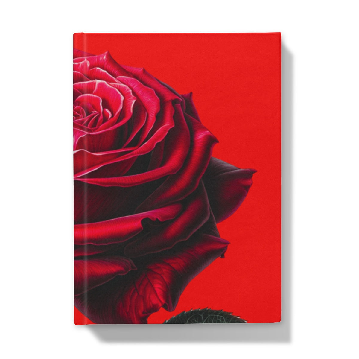 Red Rose Hardback Journal