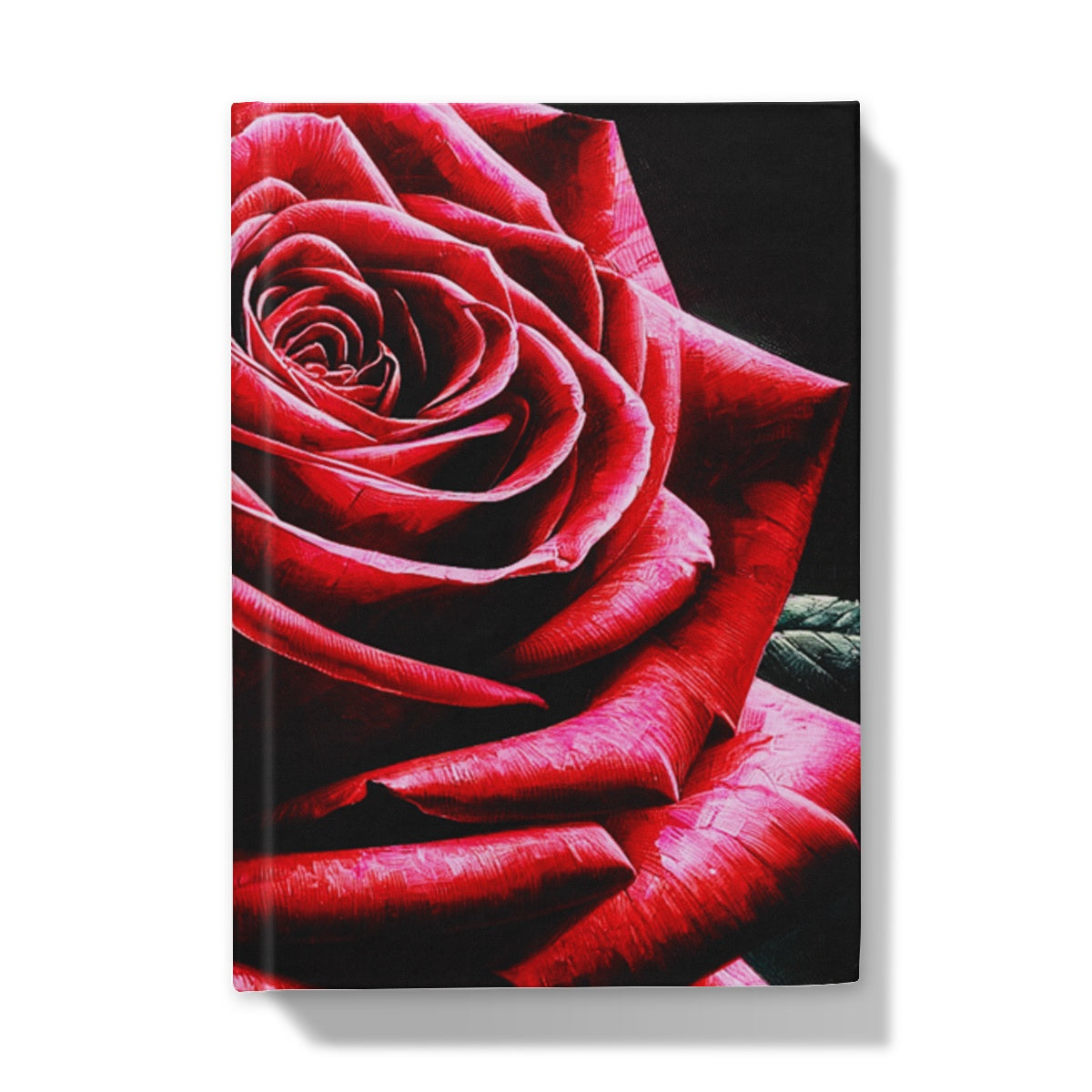 Red Rose Moody Hardback Journal