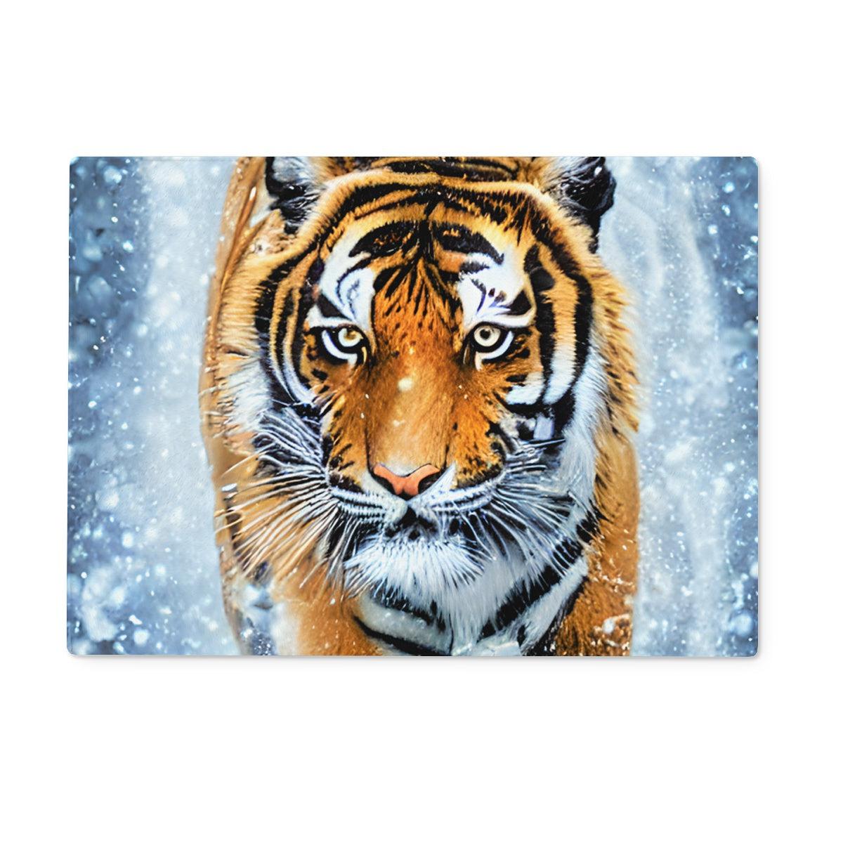 Tiger Snow Chopping Board