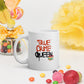 True Crime Queen White Glossy Mug