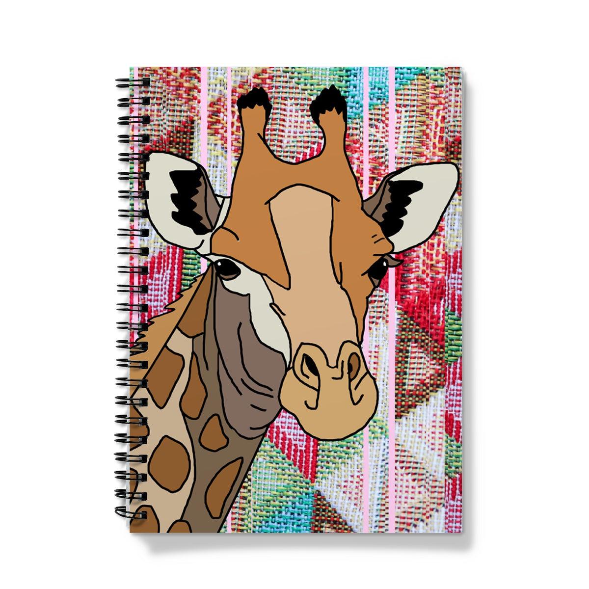 African Giraffe Spiral Notebook