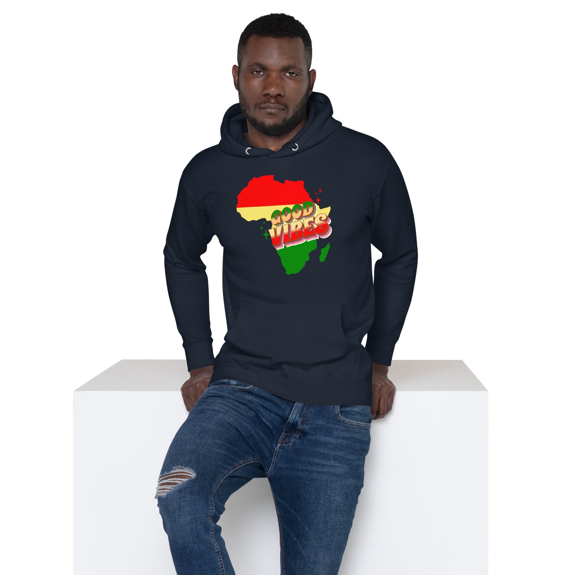 African Good Vibes Men's Hoodie