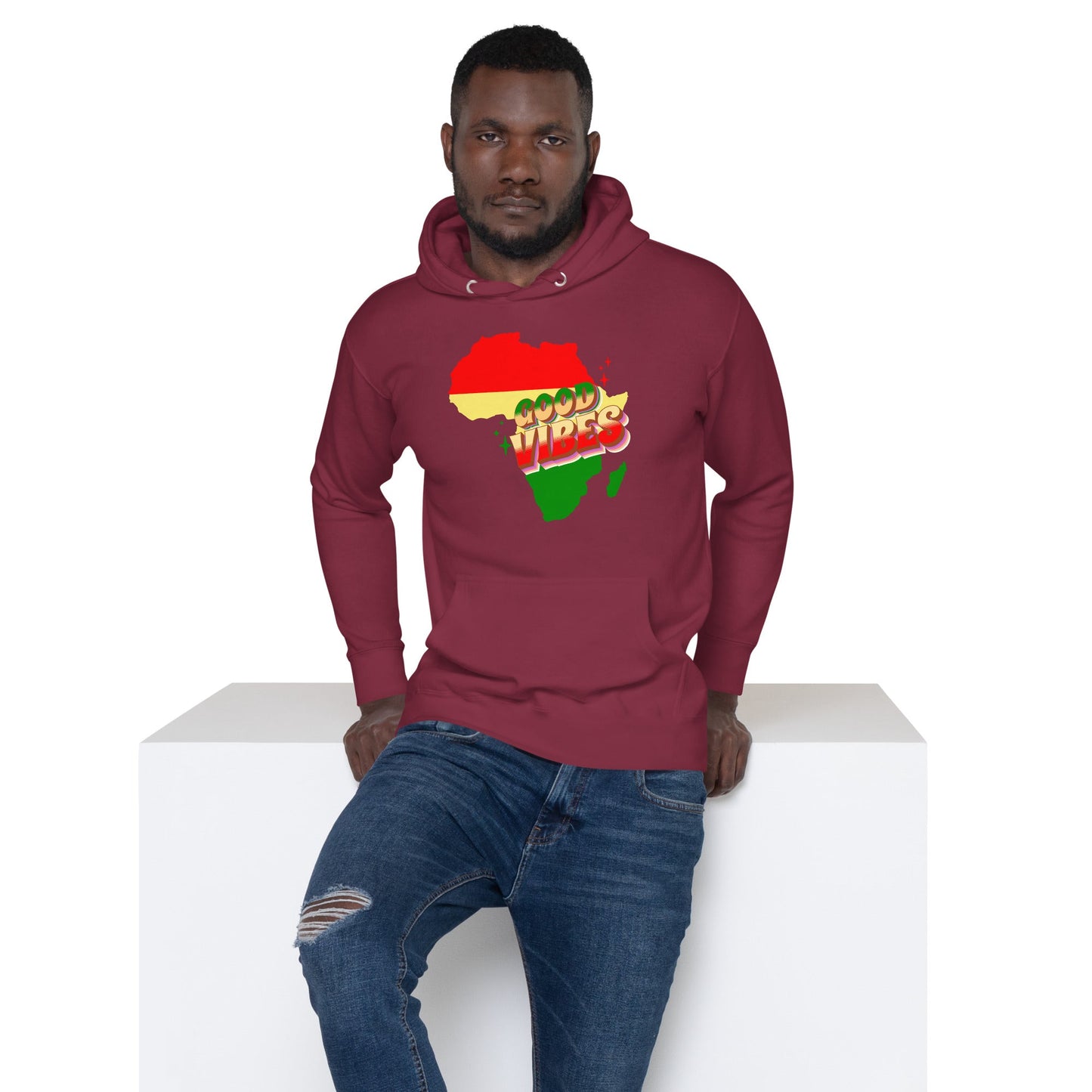 African Good Vibes Men's Hoodie