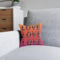 African Love Words Cushion with Insert.