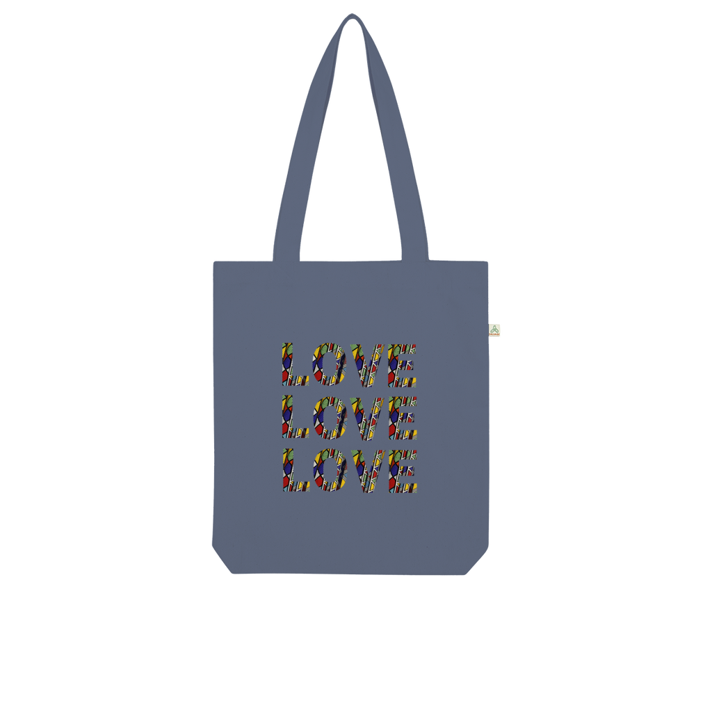 African Love Words Organic Tote Bag