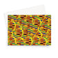 African Pattern Yellow Greeting Card