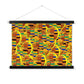 African Pattern Yellow Print with Hanger.