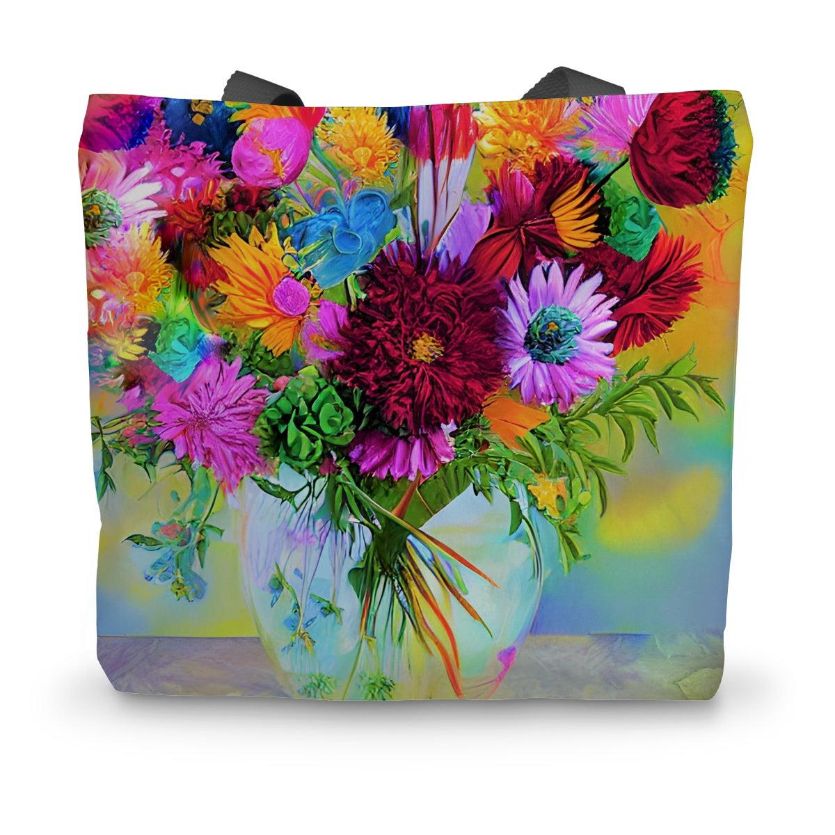 Blooming Canvas Tote Bag