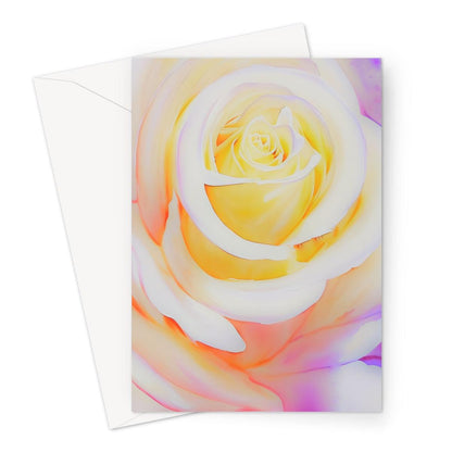 Cream Rose Greeting Card