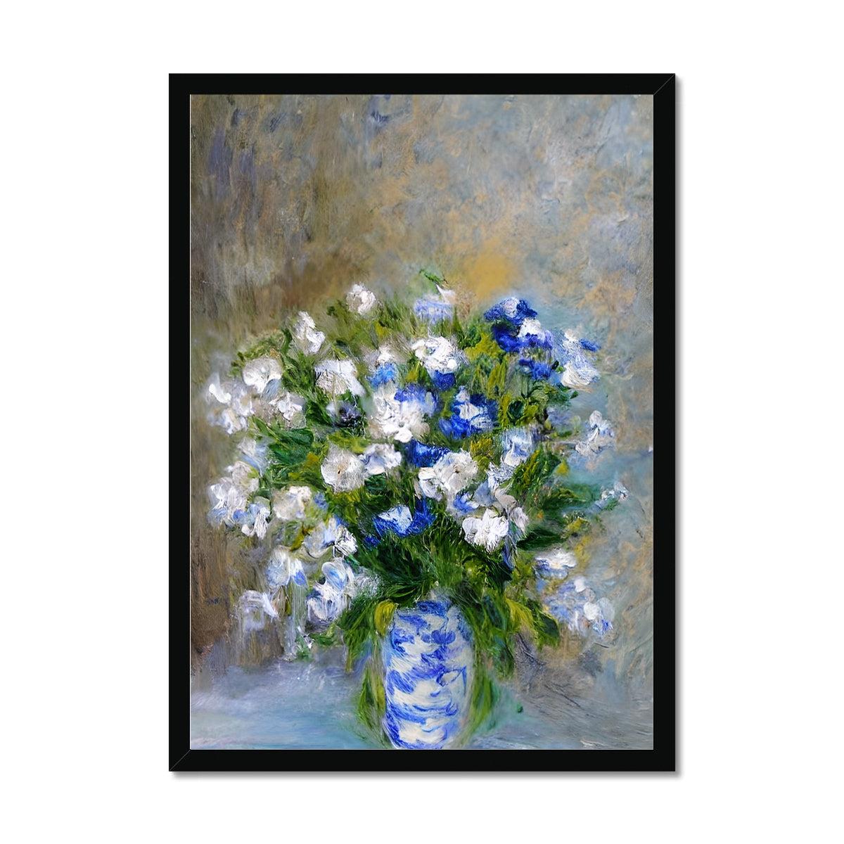 Digital Blues Framed Print