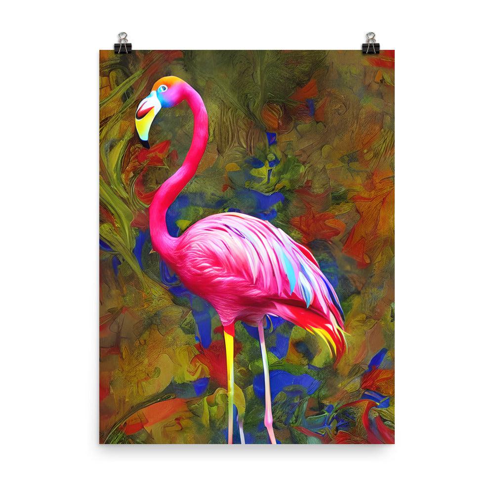Flamingo Unframed Matte Print