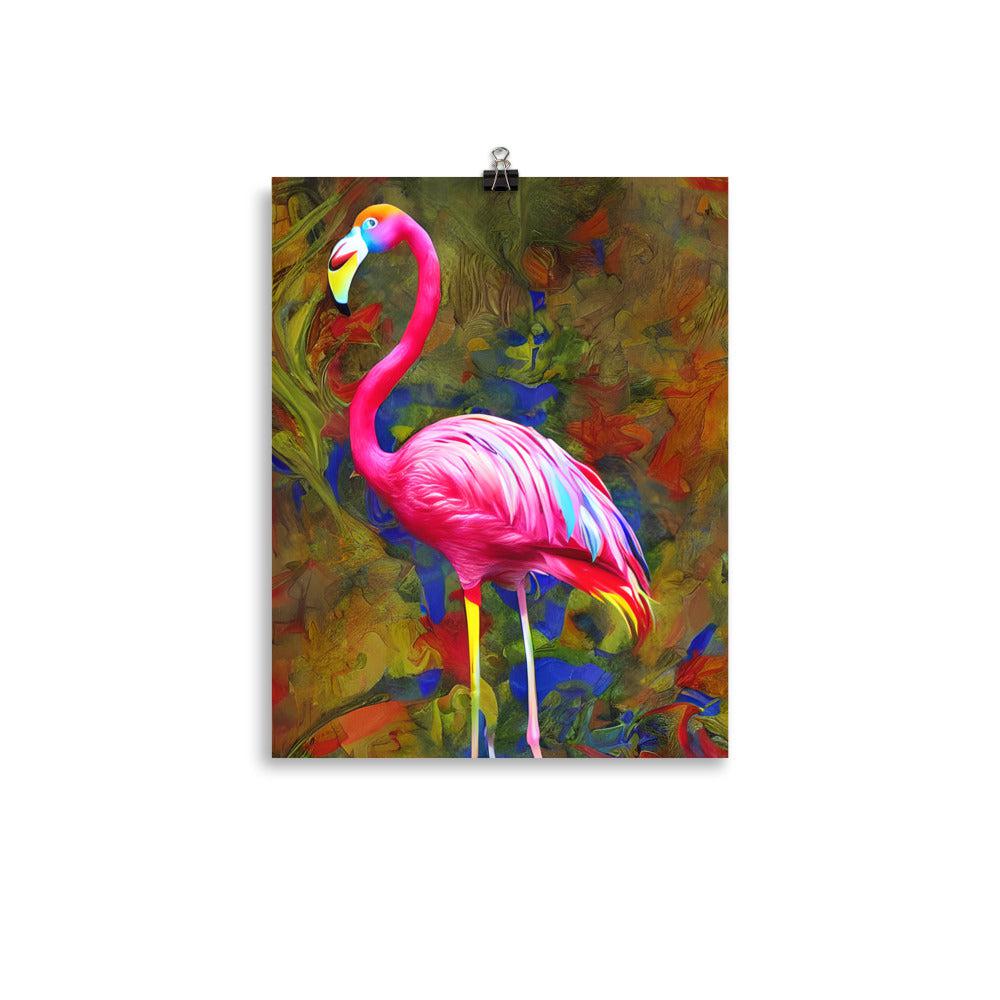 Flamingo Unframed Matte Print