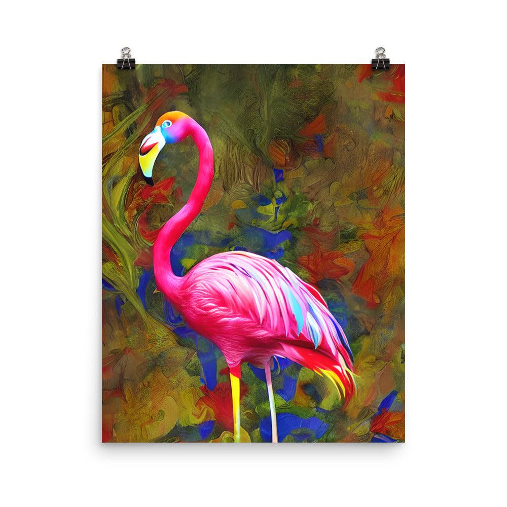 Flamingo Photo Poster Print
