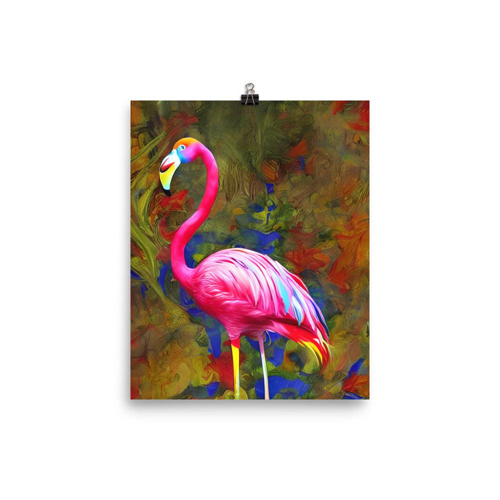 Flamingo Photo Poster Print