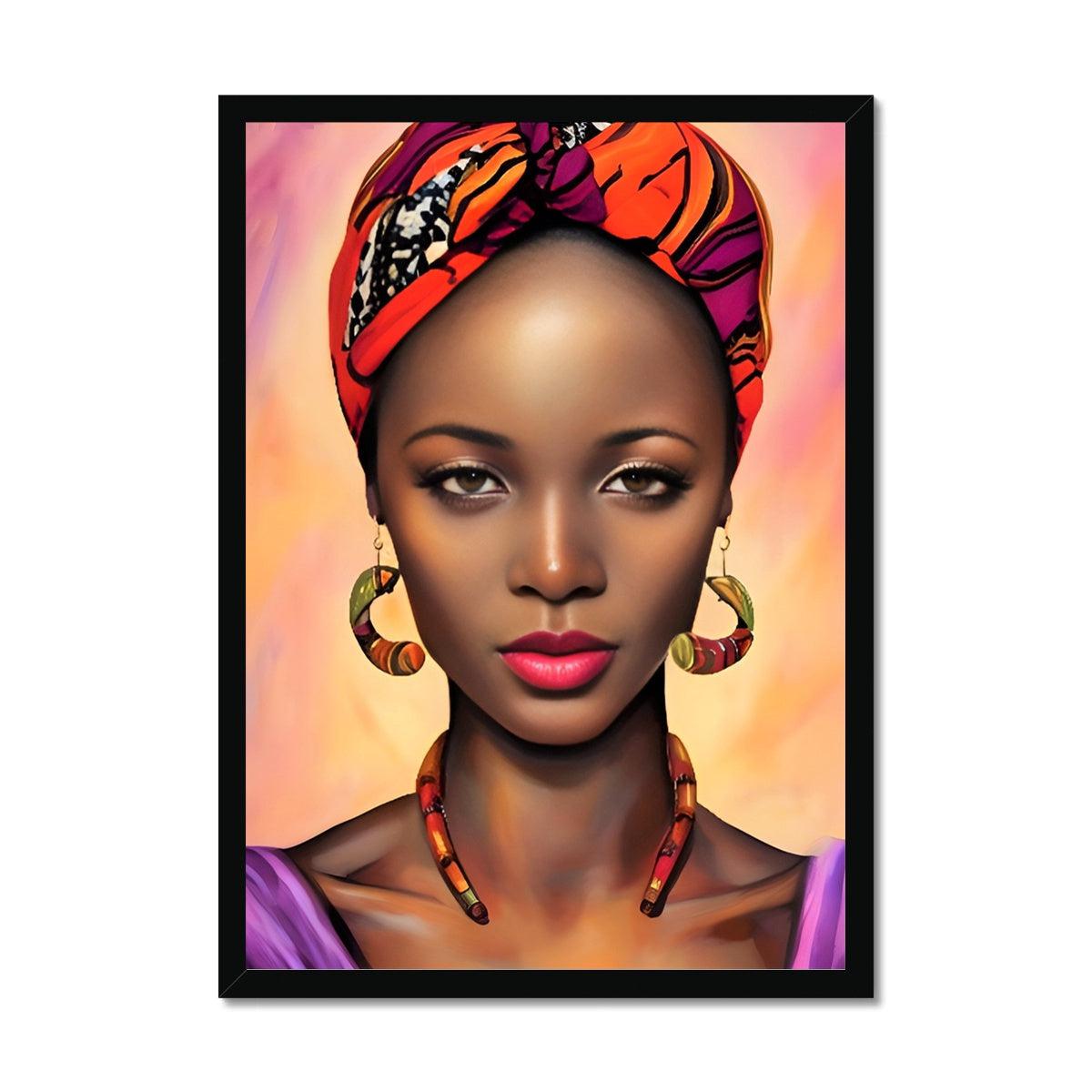 Goddess Africa Framed Print