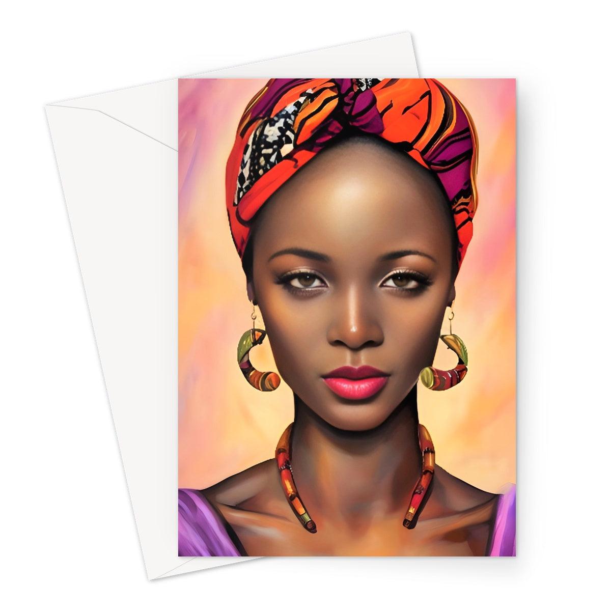 Goddess Africa Greeting Card