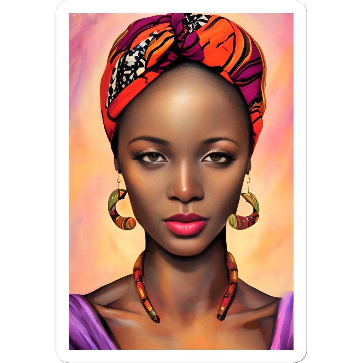 Goddess Africa Sticker