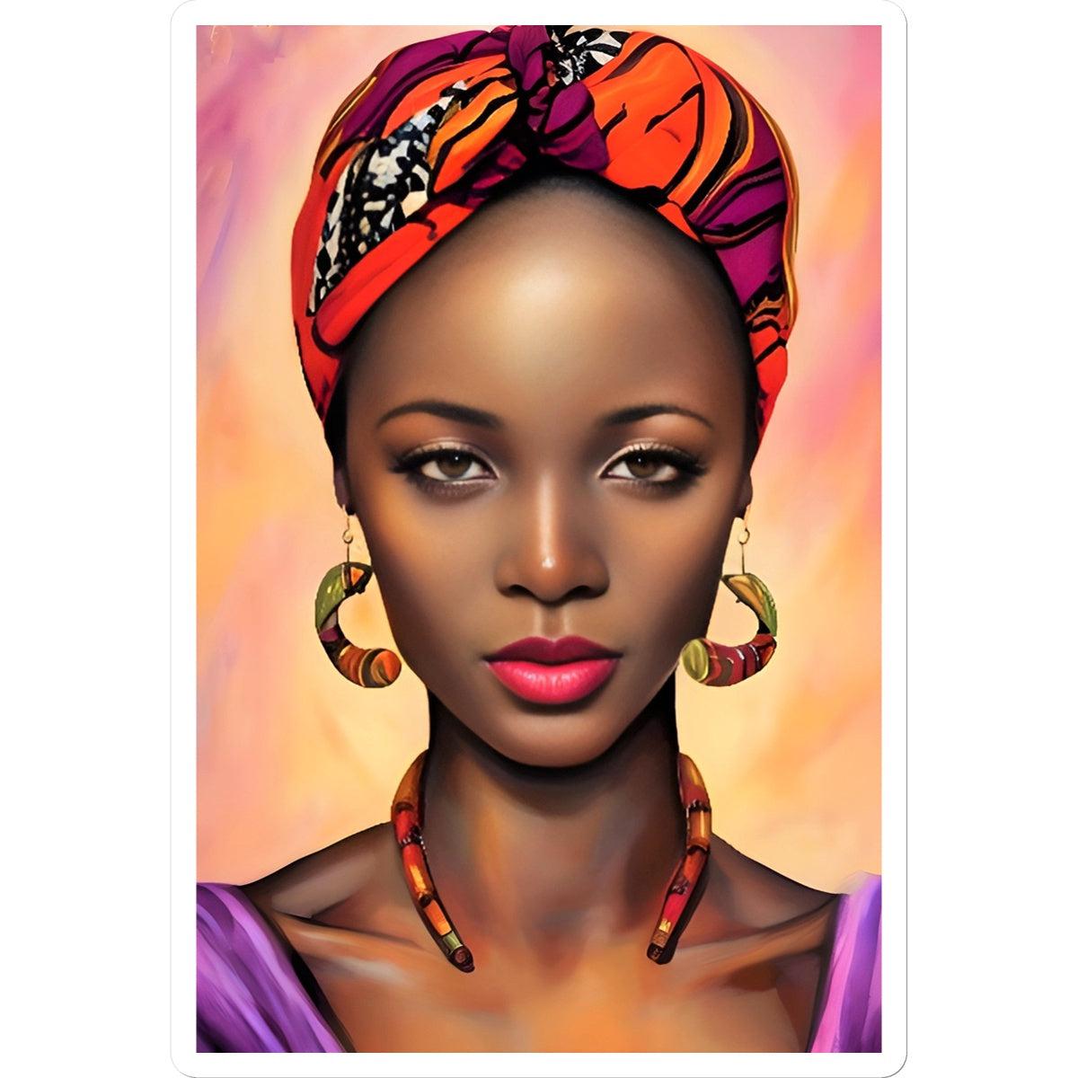 Goddess Africa Sticker