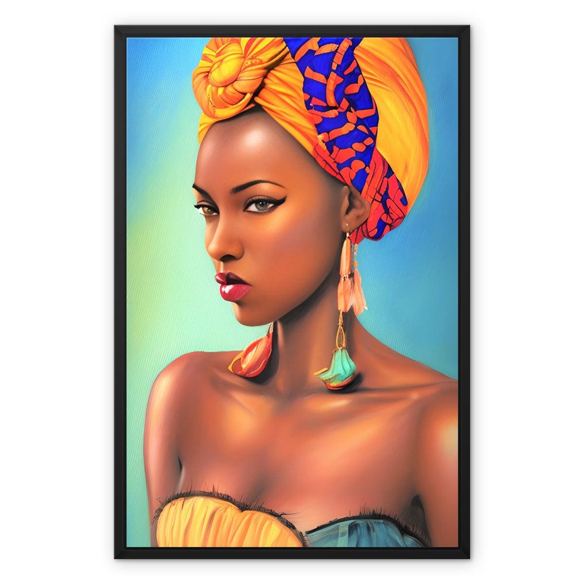 Goddess Blessed Framed Canvas